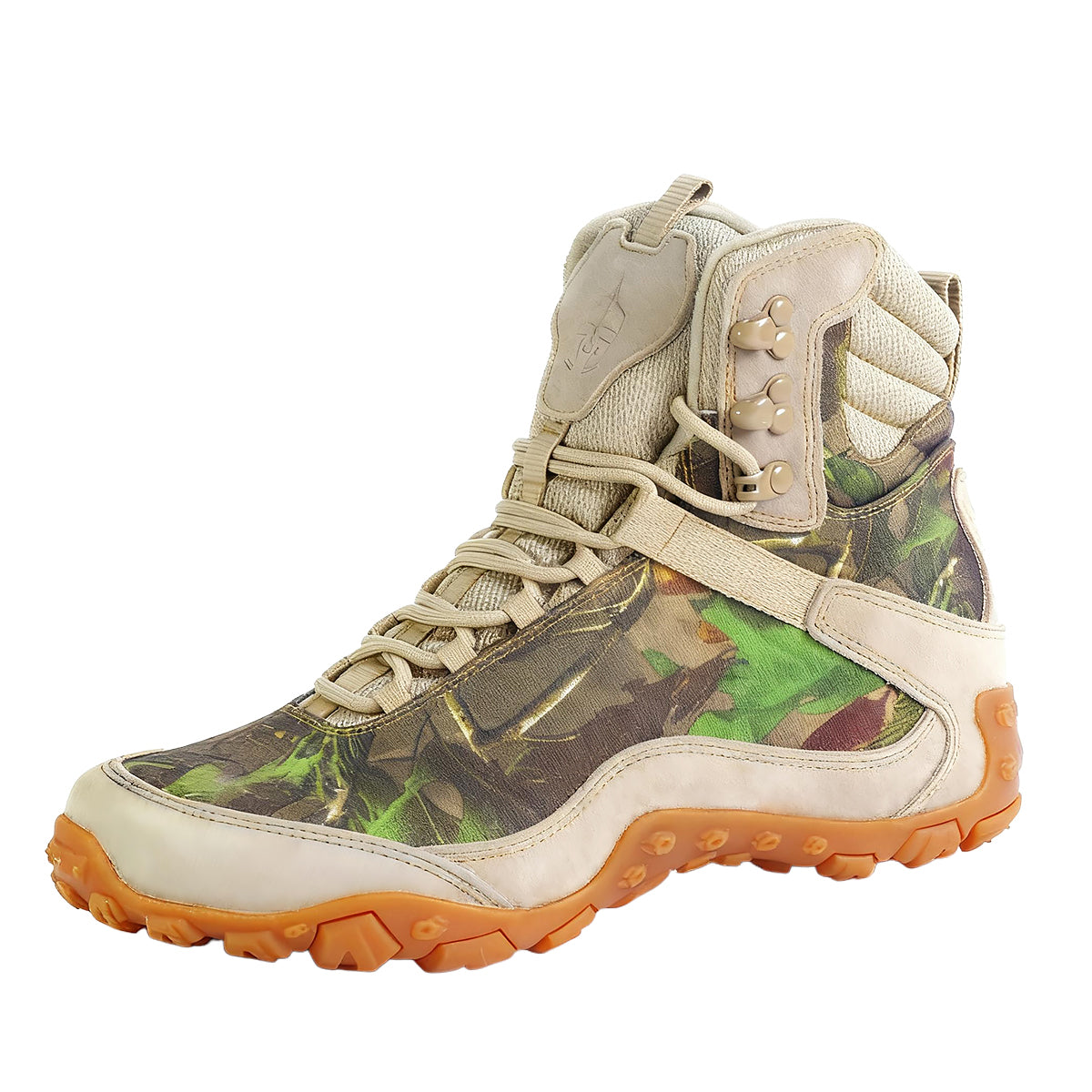 Fashionable lightweight waterproof hiking boots outdoor camouflage ankle wear-resistant hiking boots