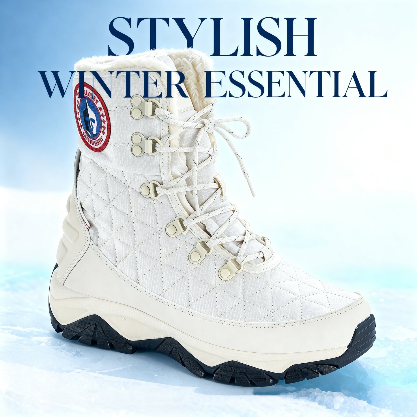 Winter non-slip, cold-resistant, and warm outdoor hiking boots