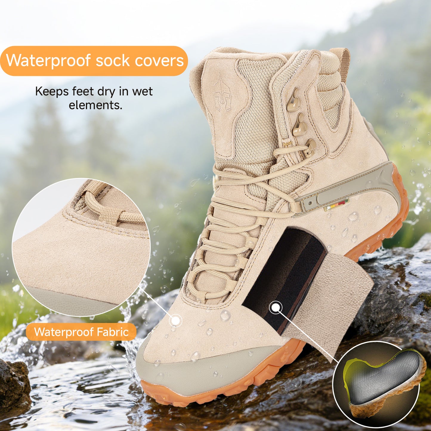 Outdoor camping adventure mountain climbing tactical boots desert combat work boots