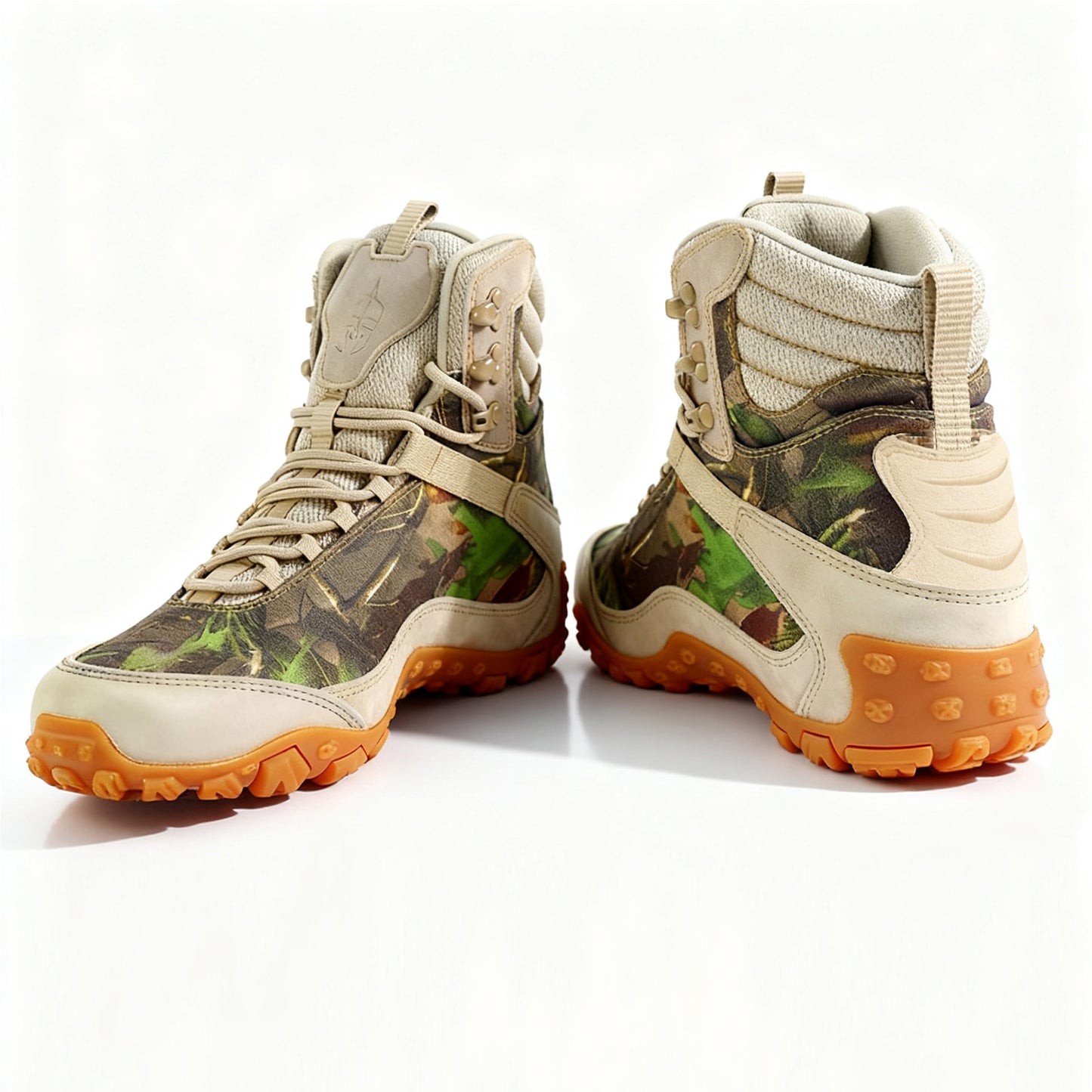 Waterproof Hiking Boots for Men,Mid-Cut Mountain Trekking Boots with Ankle Support,Non-Slip Rubber Sole for Snow, Mud & Rocky Trails