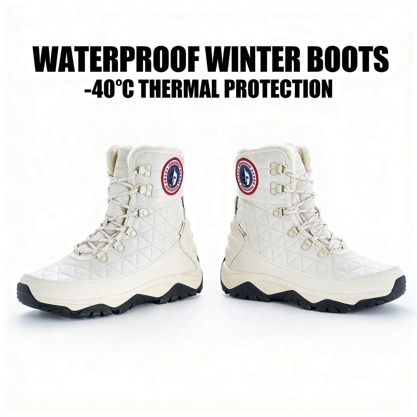 Winter non-slip, cold-resistant, and warm outdoor hiking boots