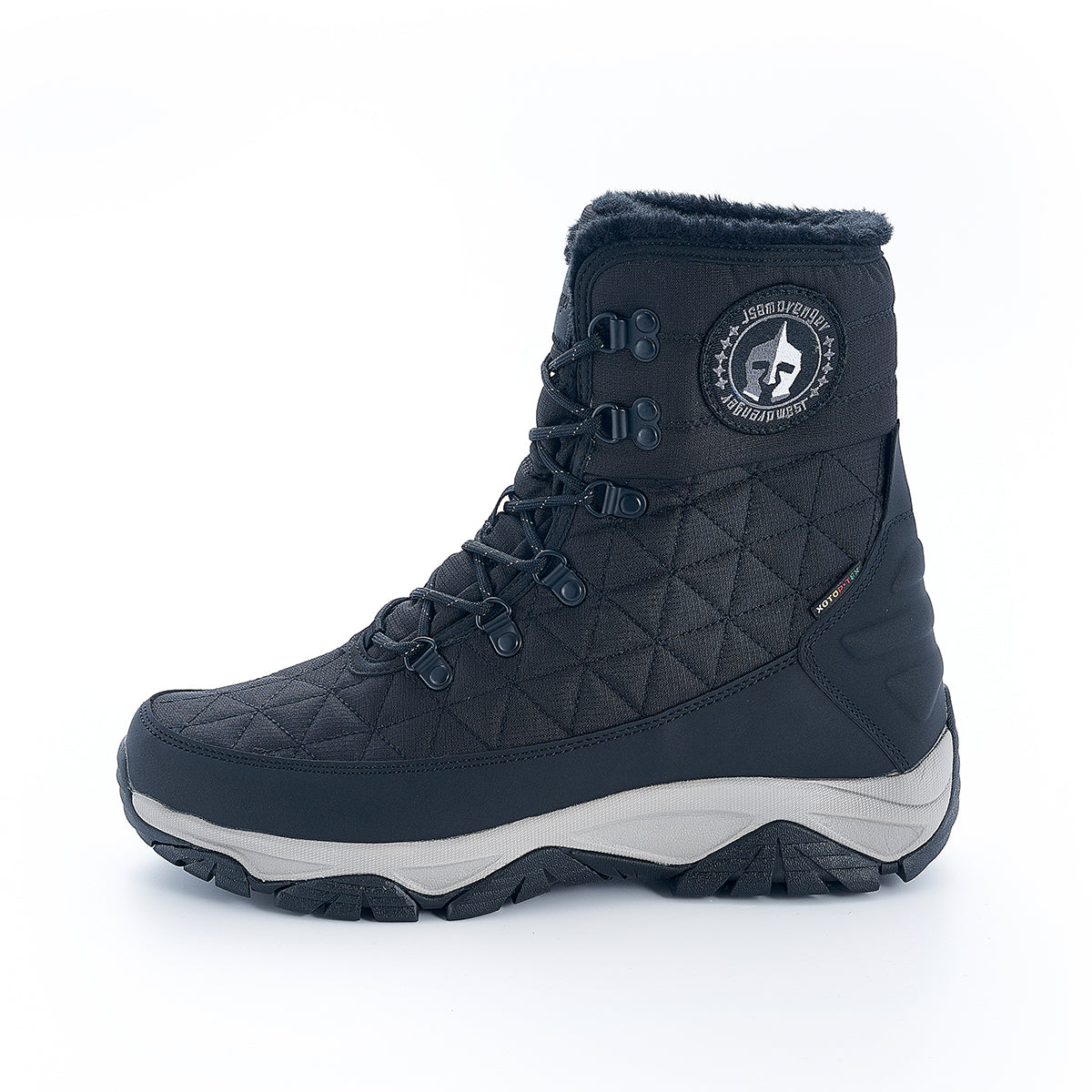 Winter snow boots for outdoor hiking, featuring anti-slip and cold-resistant properties