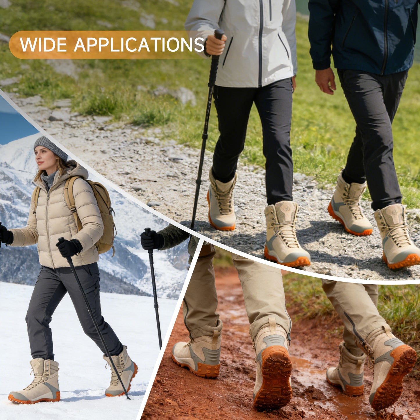 Outdoor camping adventure mountain climbing tactical boots desert combat work boots