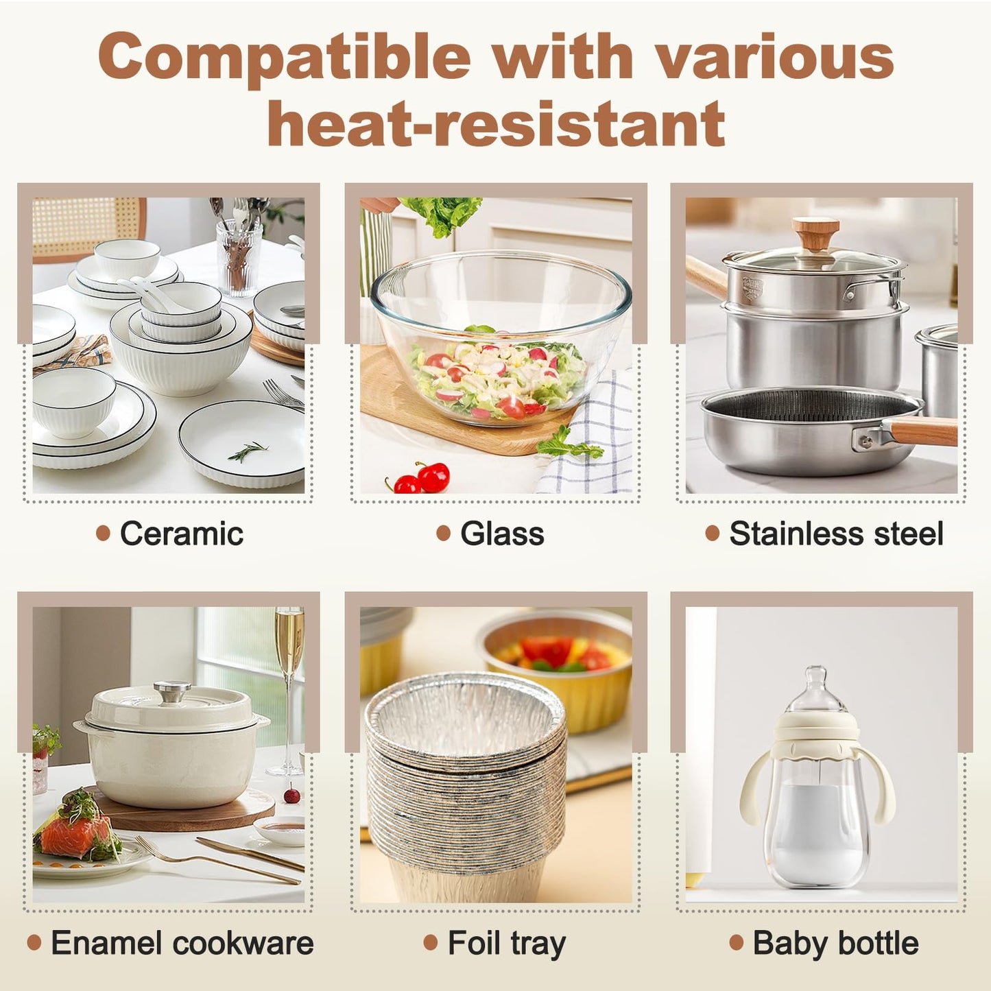 Portable Food Warmer Tray - 9.85''